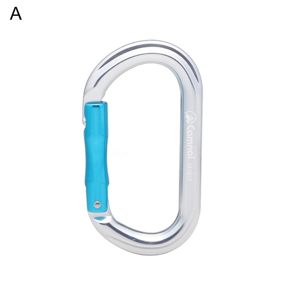 Fardo Climbing Carabiner Anti-Oxidation Wear Resistant Accessory Strong Load-Bearing D-Shaped Carabiners for Mountaineering