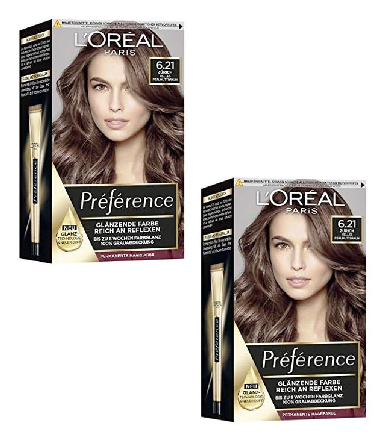 2xPack L'Oréal Paris Préférence Hair Color - 18 Varieties