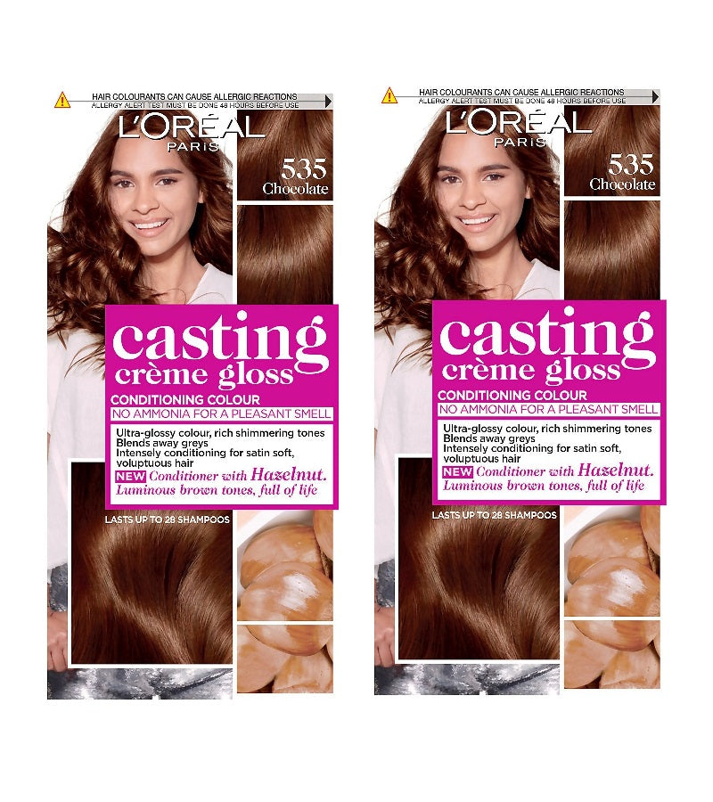 2xPack L'Oréal Paris Casting Crème Gloss Hair Color - 22 Varieties (513-8304)