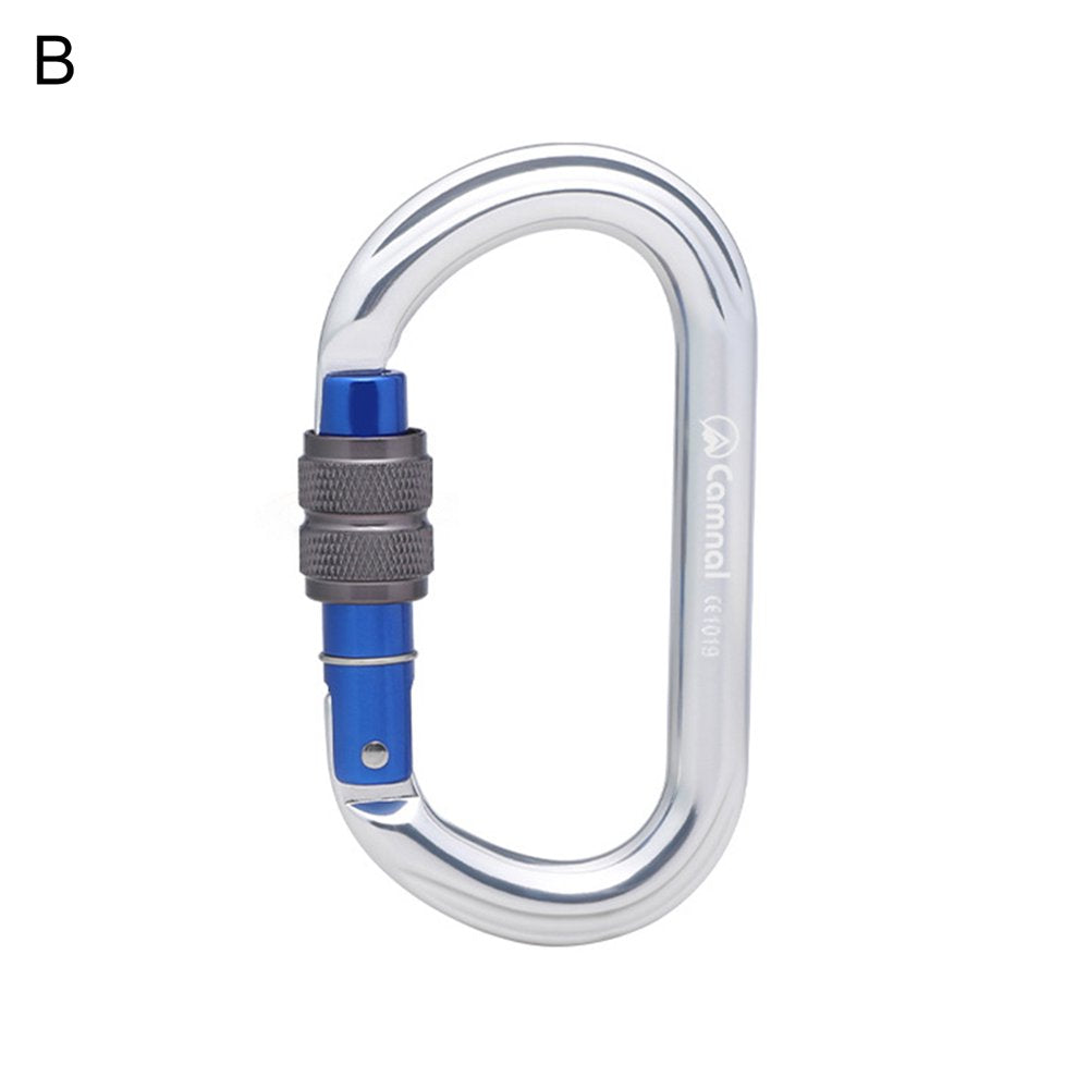 Fardo Climbing Carabiner Anti-Oxidation Wear Resistant Accessory Strong Load-Bearing D-Shaped Carabiners for Mountaineering