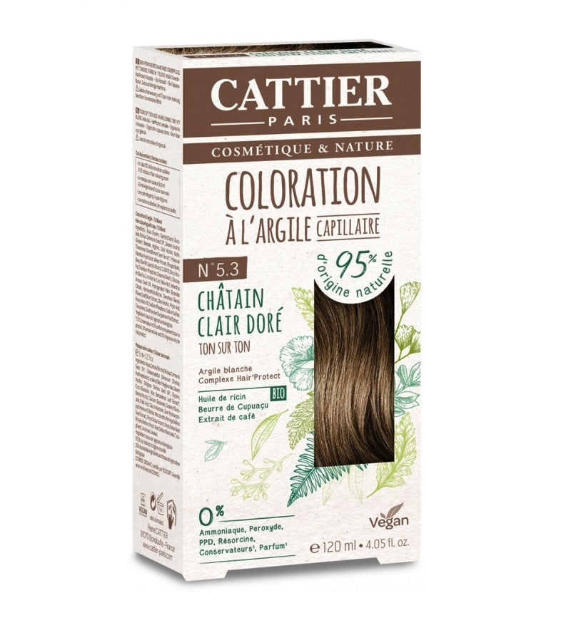 Cattier White  Clay Semi-Permanent Hair Color Kit - 20 Shades