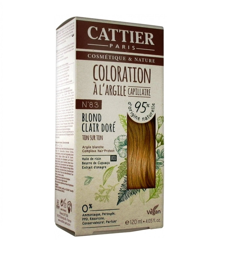 Cattier White  Clay Semi-Permanent Hair Color Kit - 20 Shades