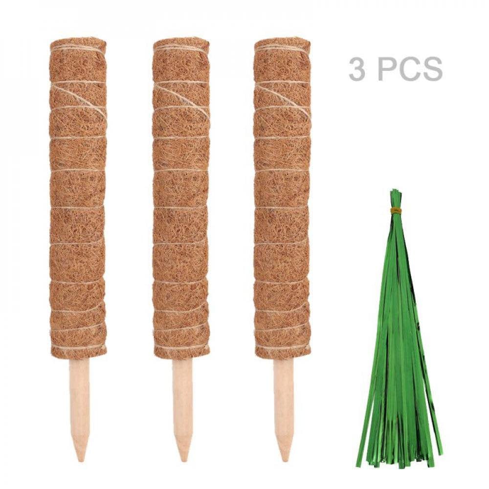 Clearance!4Pcs Plant Stand Coir Moss Totem Pole Coconut Sticks Plants Climbing Fram Greenhouse Plant Holder Garden Tools