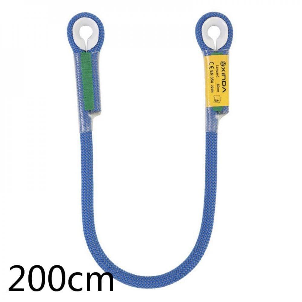 Clearance Sale!1Pc Professional Rock Climbing 10.5Mm Rescue Lanyard Protective Eye-To-Eye Sling Loop Rappelling Rope Mountaineering Accessories Red 200Cm/78.74"