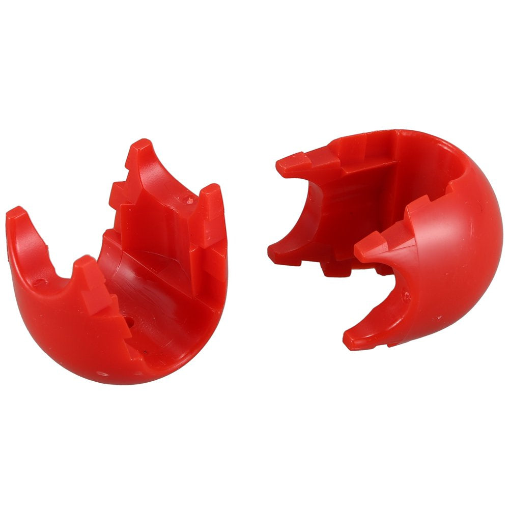 10Pcs Climbing Rope Plastic Connector Buckle Climbing Accessories for Outdoor Amusement Swing Climbing Rope Parts Red