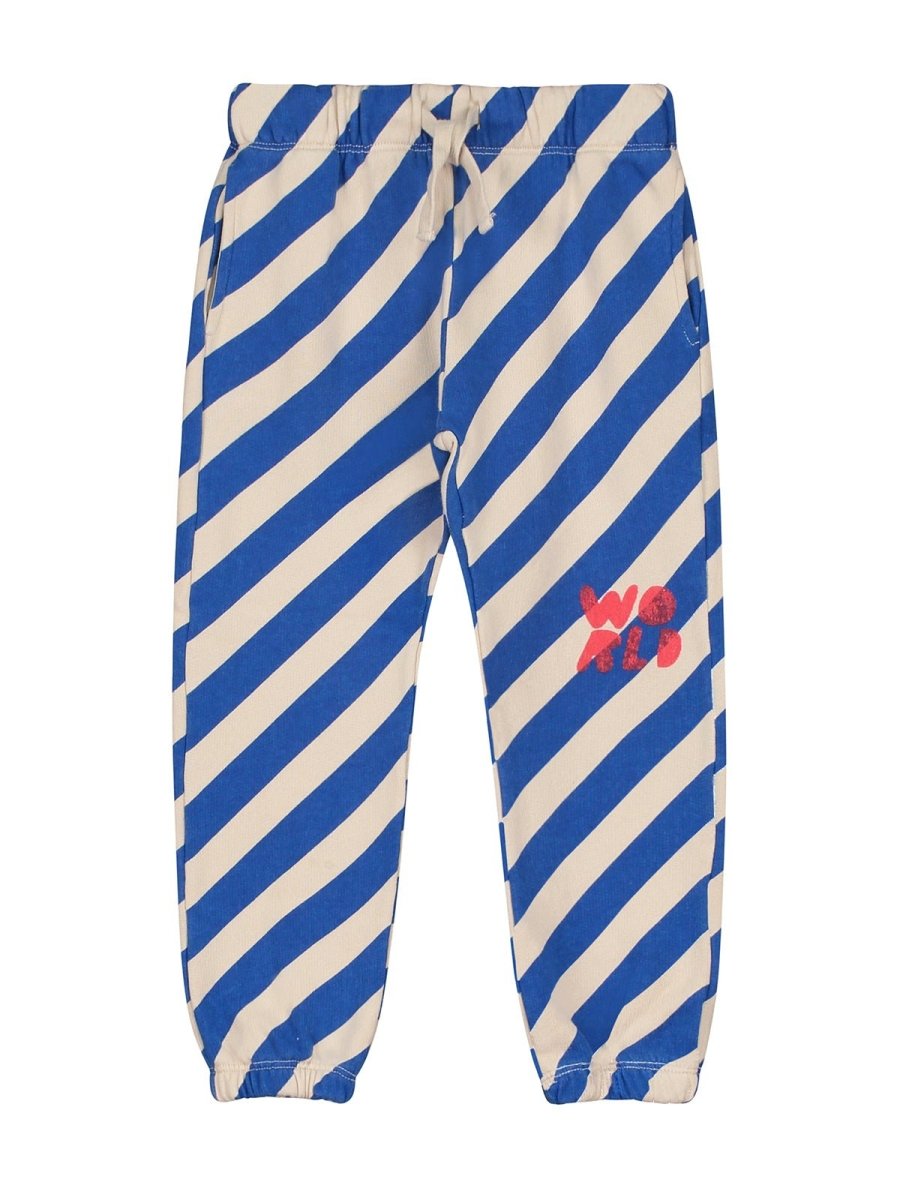 DIAGONAL STRIPE SWEATPANTS