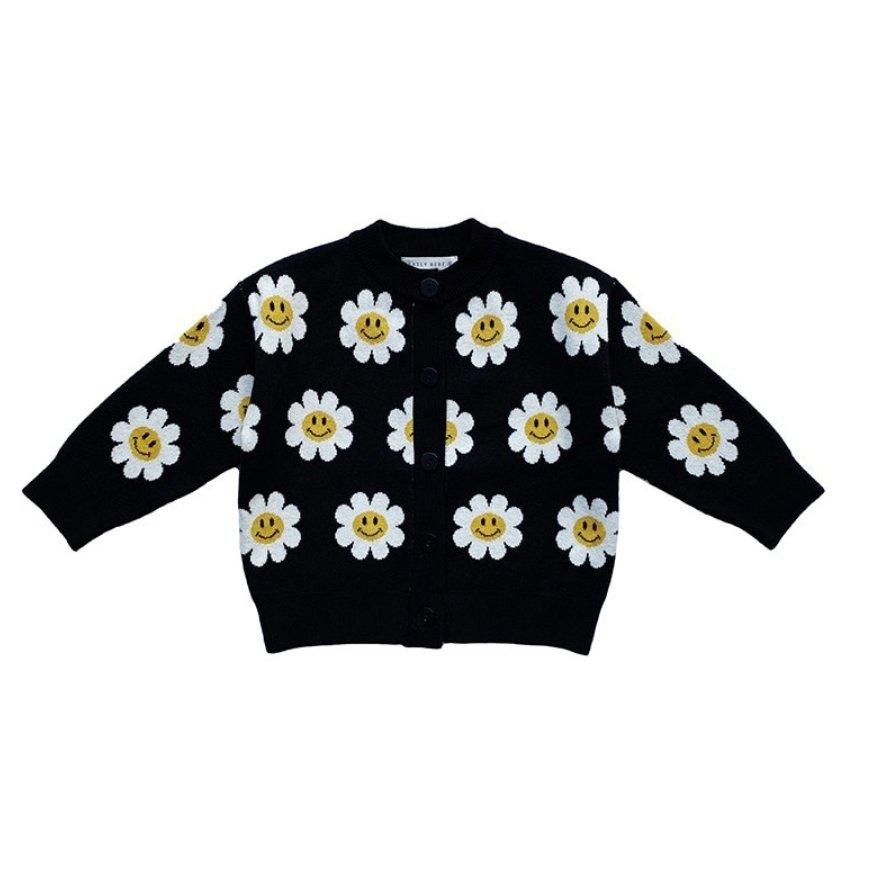 Disco Panda Happy Flower Cardigan
