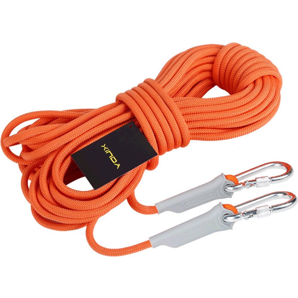 DTOWER Climbing Rope Hiking Mountaineering 10Mm Diameter 10M/32.81Ft Lanyard Emergency Trekking Backpacking Sport Cord with Buckle