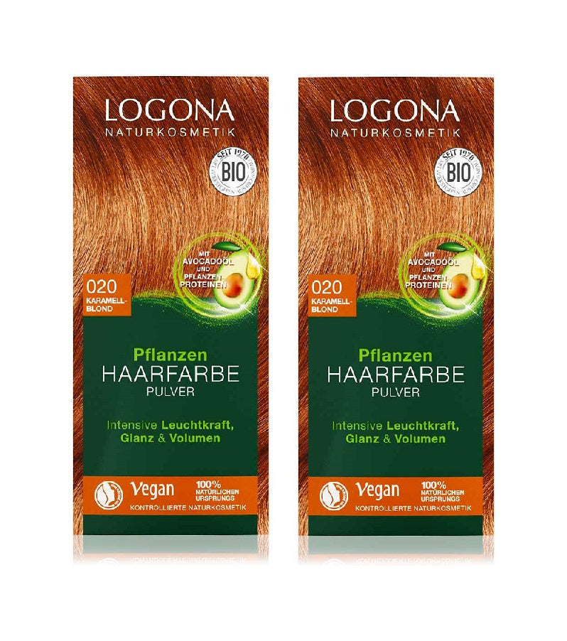 2xPacks Logona Plant Powder Vegan Hair Color for Women - 12 Varieties