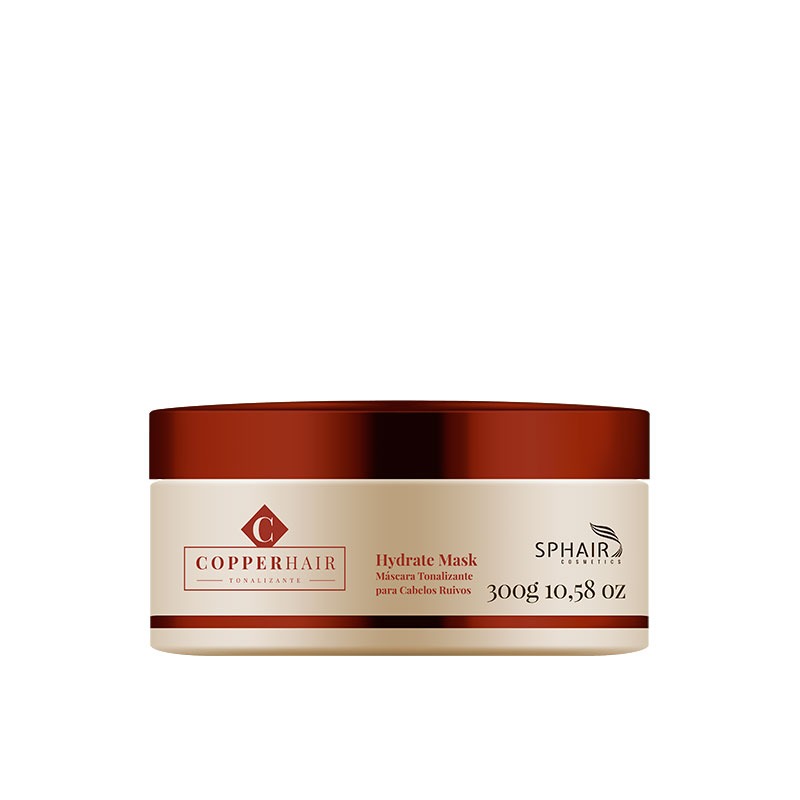 Copper Hair Tinting Hydrate Pigmentation Treatment Mask 300g - Sphair