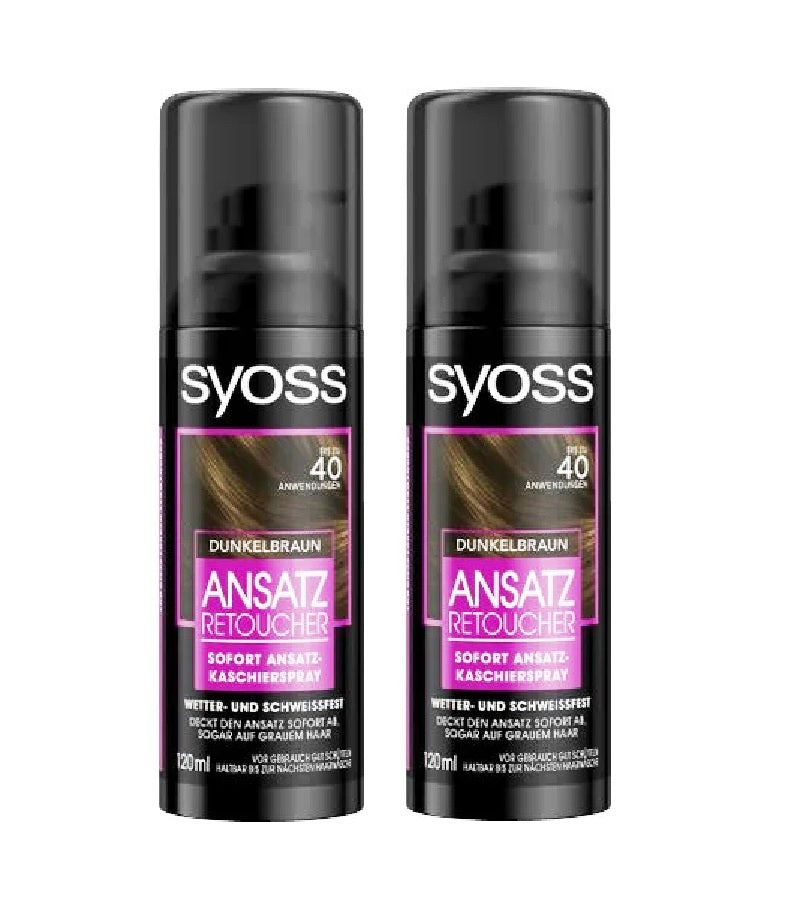 2xPack Syoss Ansatz Retoucher Spray - 3 Varities